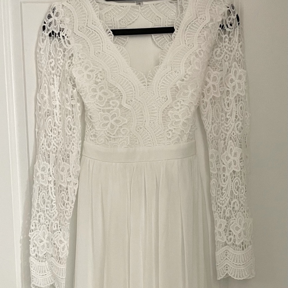White dress